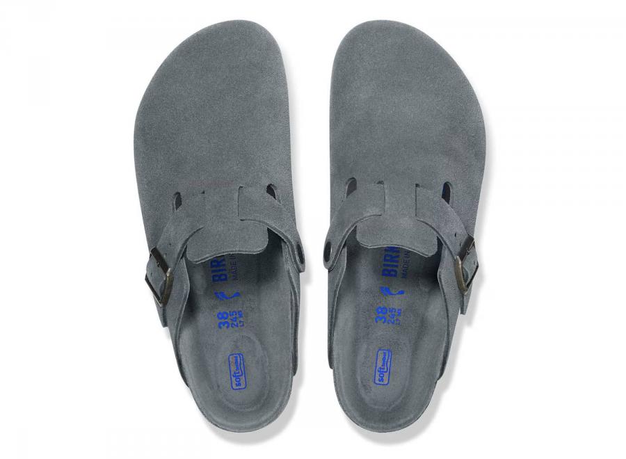 Birkenstock Boston SFB LEVE Basalt Gray Tonal FB 1030874 - Birkenstock