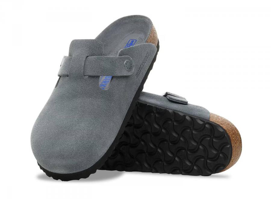 Birkenstock Boston SFB LEVE Basalt Gray Tonal FB 1030874 - Birkenstock