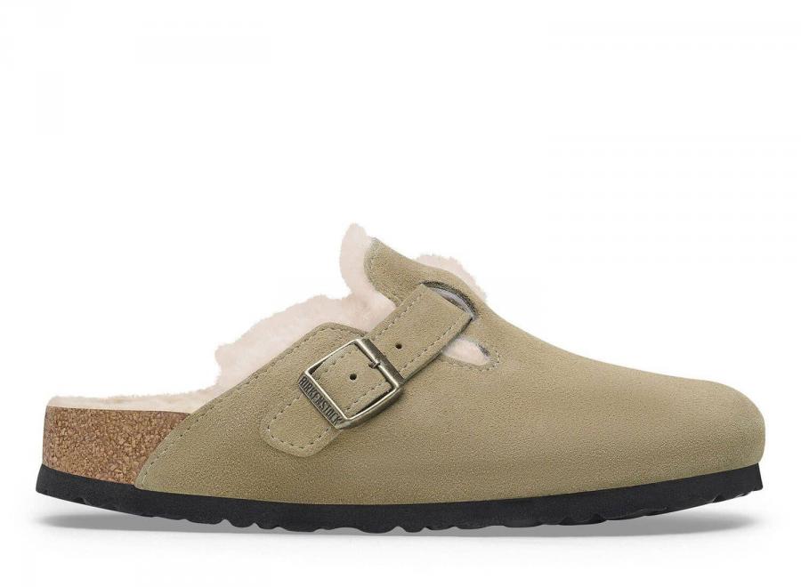 Birkenstock Boston Shearling LEVE Taupe LAF 1028289 / 1028299 - Birkenstock