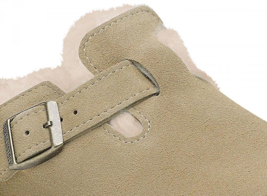 Birkenstock Boston Shearling LEVE Taupe LAF 1028289 / 1028299 - Birkenstock