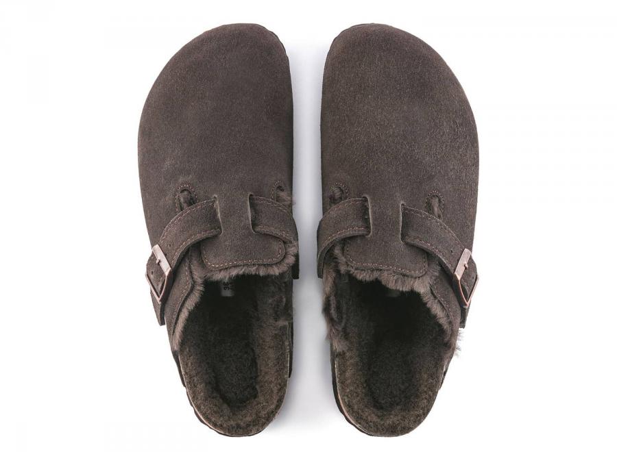 Birkenstock Boston VL Shearling VL Mocha 1020529 102567 - Birkenstock