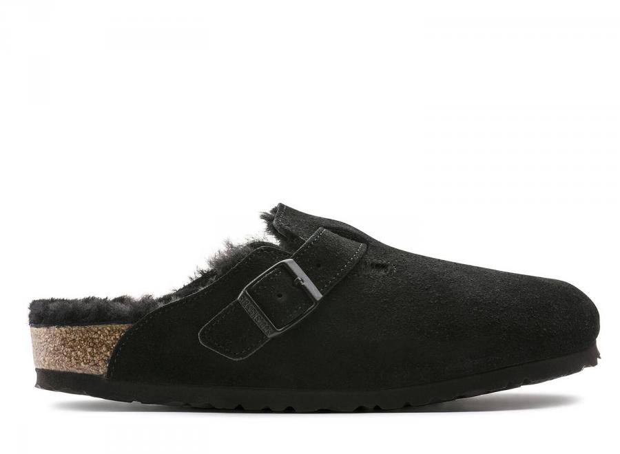 Birkenstock Boston VL Shearling Black 259883 - Birkenstock