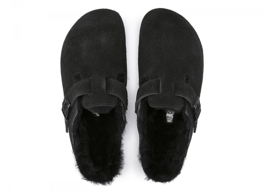 Birkenstock Boston VL Shearling Black 259883 - Birkenstock