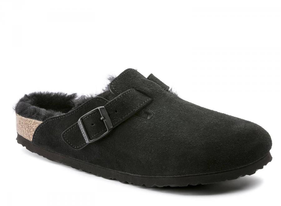 Birkenstock Boston VL Shearling Black 259883 - Birkenstock
