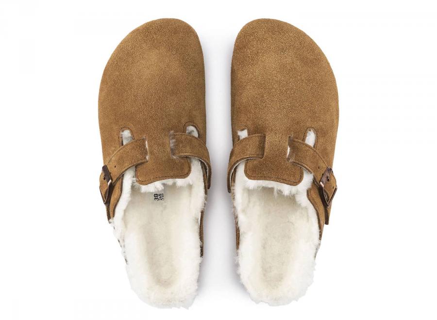 Birkenstock Boston VL Shearling Mink 1001141 - Birkenstock