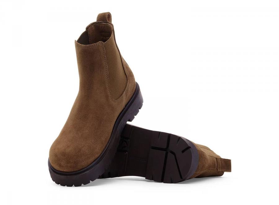 Birkenstock Highwood Slip On Mid M LEVE Dark Tea 1030115 - Birkenstock