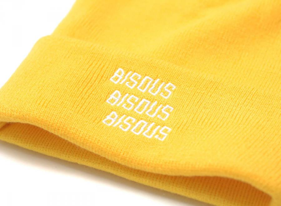 Bisous Skateboards Bisous X3 Beanie Yellow - Bisous Skateboards