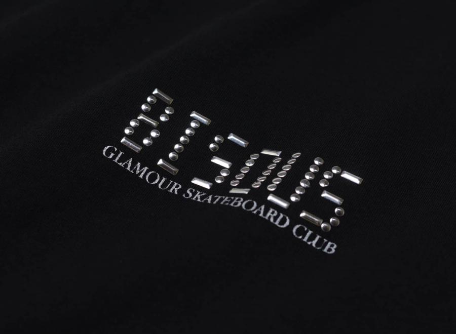 Bisous Skateboards Neo Metal Tshirt Black - Bisous Skateboards