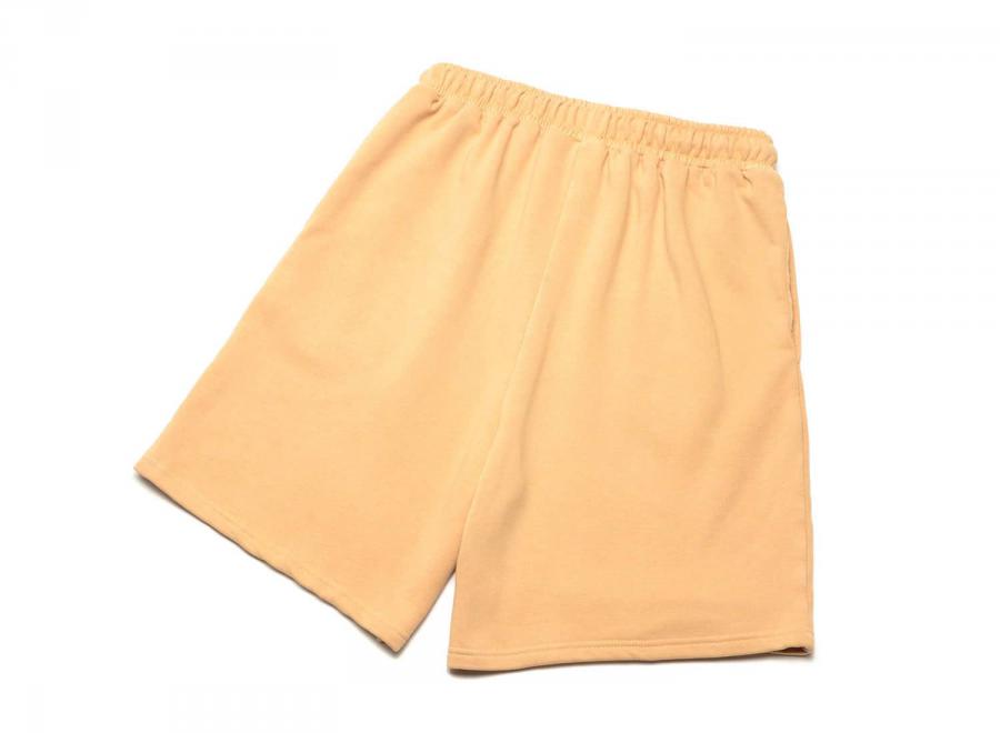 Bisous Skateboards Shorts Gianni Embroidery Beige - Bisous Skateboards