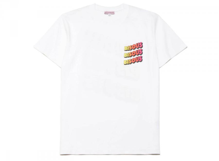 Bisous Skateboards Sonics Tshirt White - Bisous Skateboards