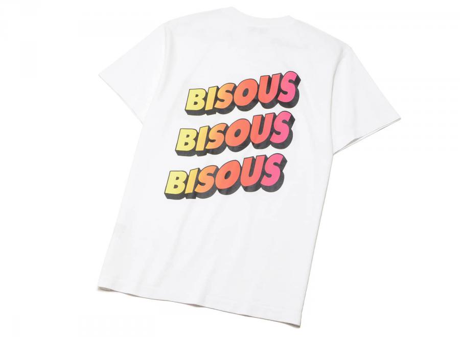 Bisous Skateboards Sonics Tshirt White - Bisous Skateboards
