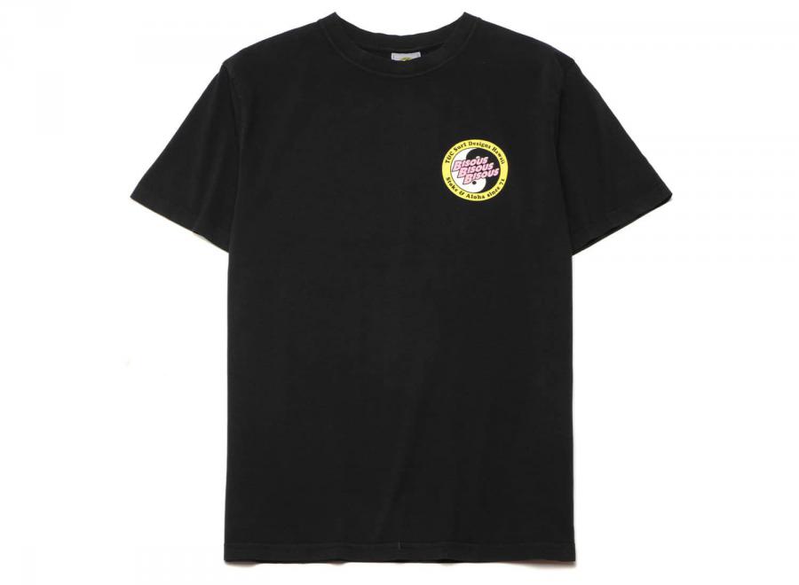 Bisous Skateboards x T&C Tee Washed Black - Bisous Skateboards