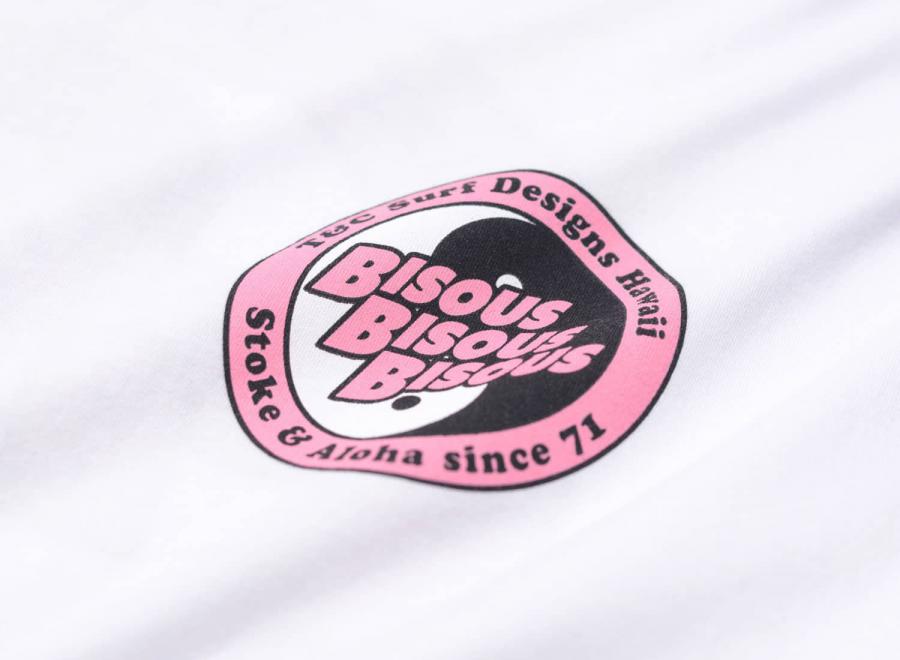 Bisous Skateboards x T&C Tee White - Bisous Skateboards
