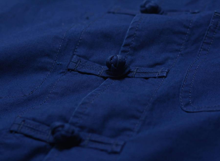 Bleu Shanghai Jacket Indigo - Bleu
