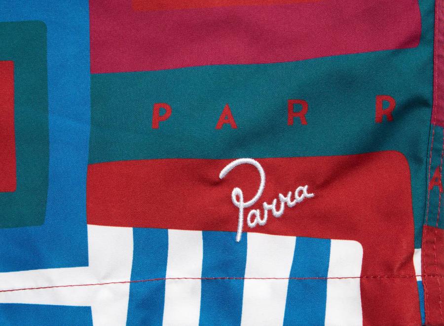 By Parra Hot Springs Pattern Swim Shorts Multi - By Parra