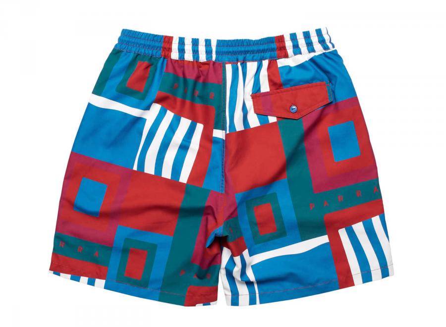 By Parra Hot Springs Pattern Swim Shorts Multi - By Parra