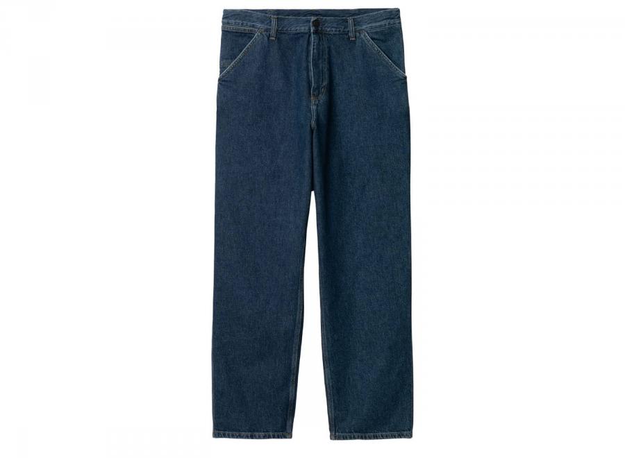 Carhartt Single Knee Pant Blue Stone Washed I032024 - Carhartt Wip