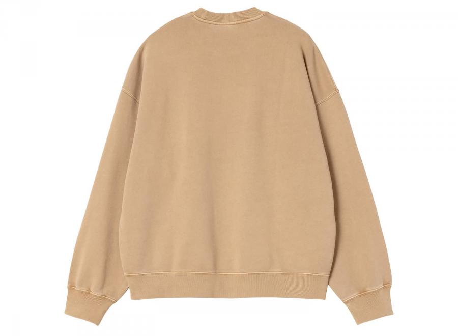 Carhartt WIP Benton Sweat Peanut Garment Dyed I035436_2FS_GD_03 - Carhartt Wip