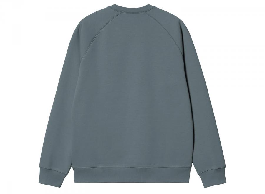 Carhartt WIP Chase Sweatshirt Cozy Blue / Gold I033660 - Carhartt Wip