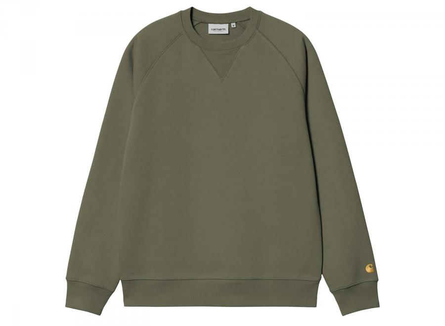 Carhartt WIP Chase Sweatshirt Leaf / Gold I033660 - Carhartt Wip