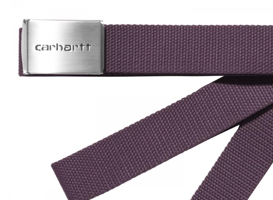 Carhartt WIP Clip Belt Chrome Cozy Purple I019176 - Carhartt Wip