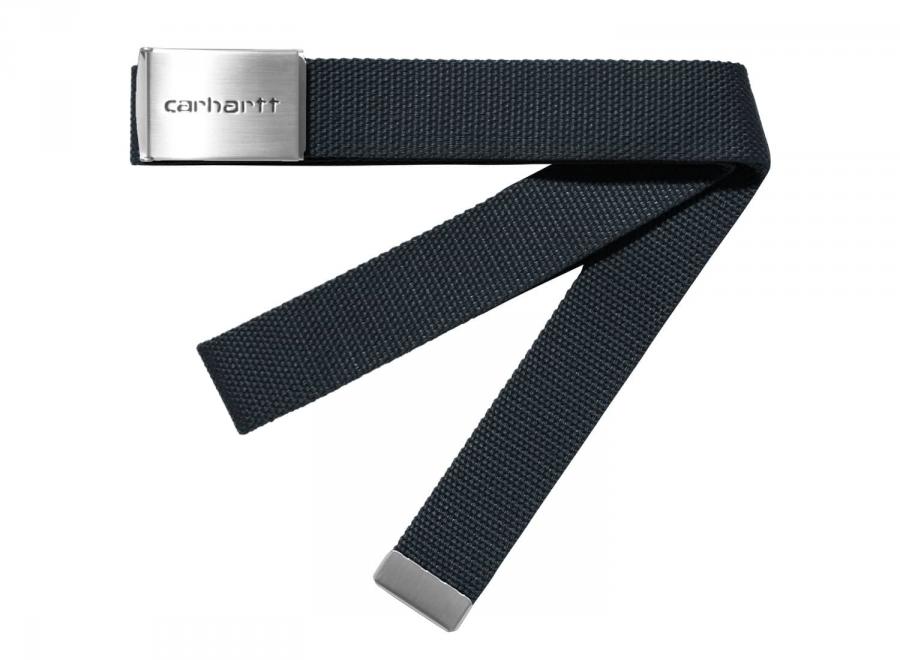 Carhartt WIP Clip Belt Chrome Deep Night I019176 - Carhartt Wip