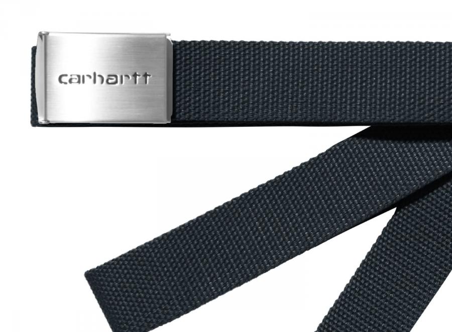 Carhartt WIP Clip Belt Chrome Deep Night I019176 - Carhartt Wip