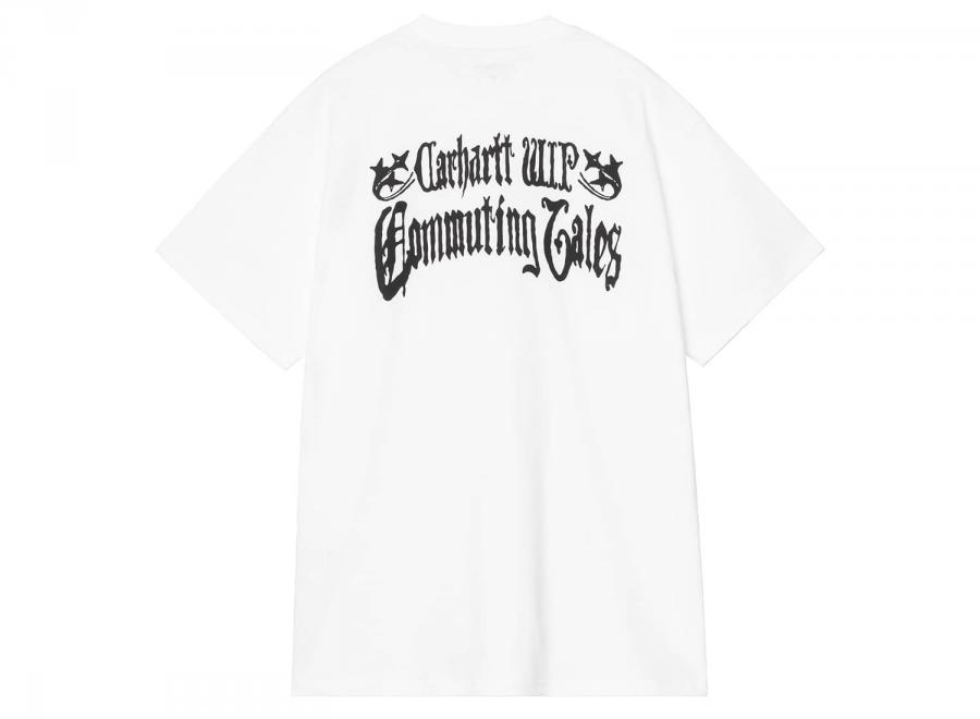 Carhartt WIP Commuting Tales Tshirt White I036010_02_XX_03 - Carhartt Wip