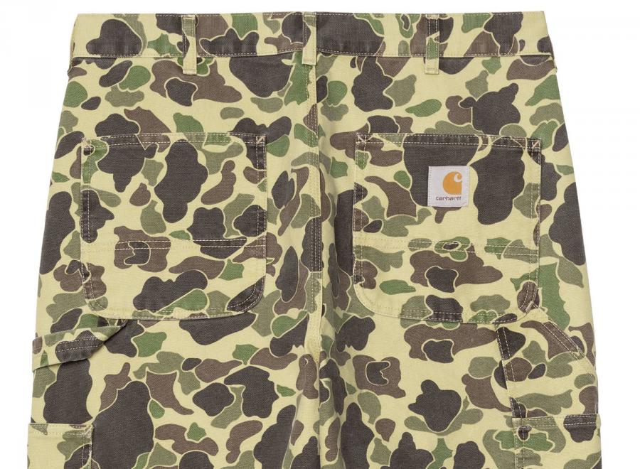 Carhartt WIP Duck Single Knee Pant Camo Duck Green Stone Washed I033896.2EQ.06.03 - Carhartt Wip