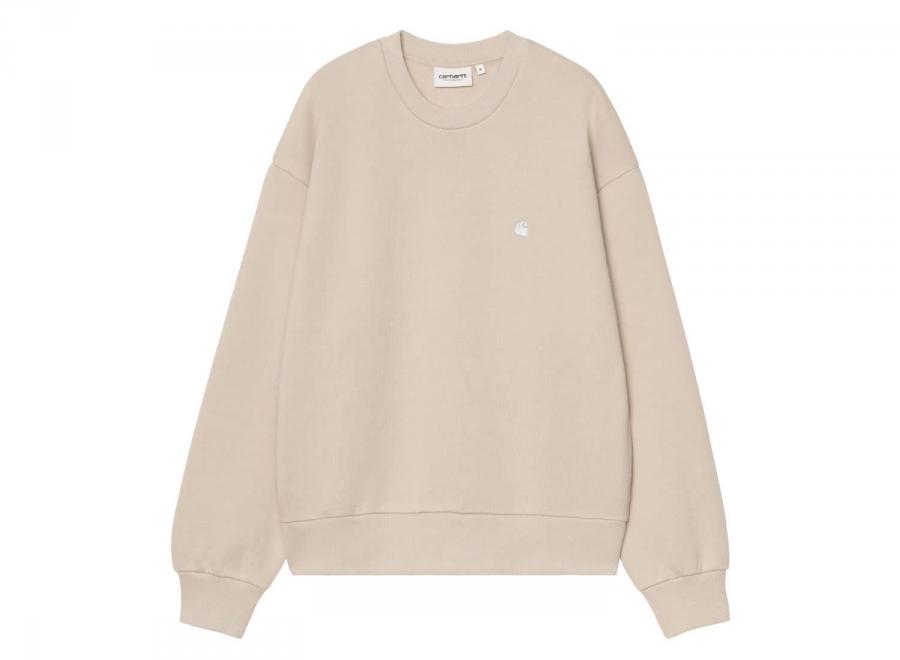 Carhartt WIP Femme Casey Sweatshirt Fleur De Sel / Silver I032643.39Y.XX.03 - Carhartt Wip