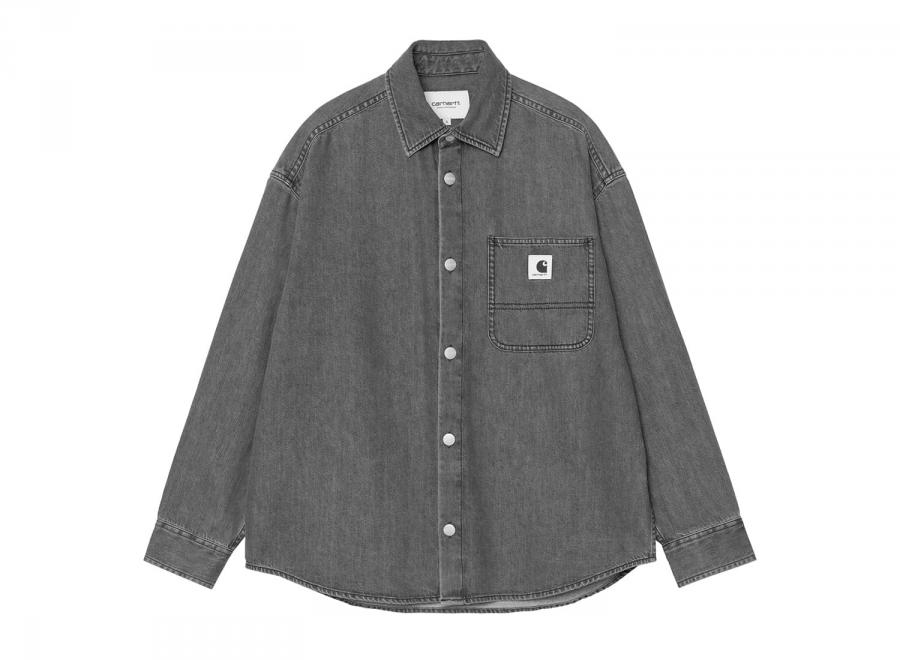 Carhartt WIP Femme LS Marly Shirt Black Bleached I035584.89.35.03 - Carhartt Wip