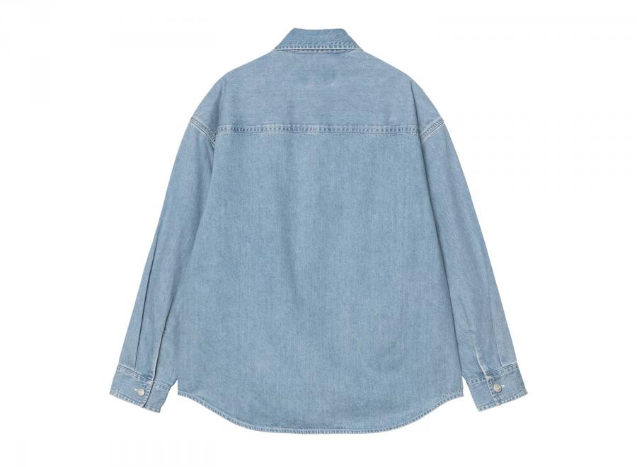 Carhartt WIP Femme LS Marly Shirt Blue Bleached I035584.01.35.03 - Carhartt Wip
