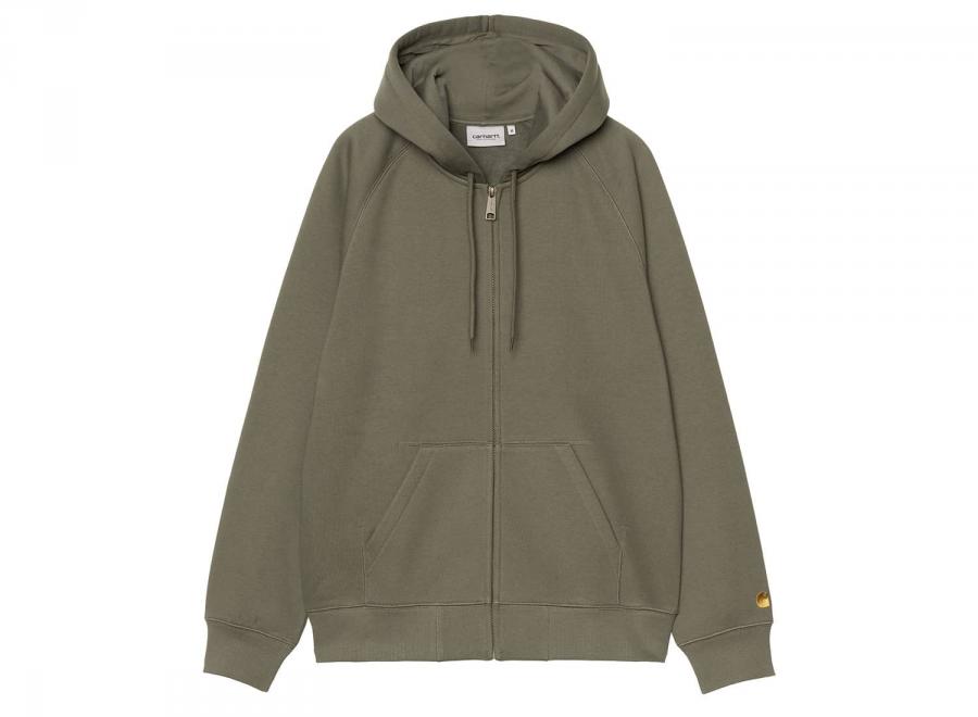 Carhartt WIP Hooded Chase Jacket Leaf / Gold I033664 - Carhartt Wip