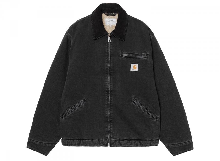 Carhartt WIP OG Detroit Jacket Black / Black Stone Washed I035878.00E.06.03 - Carhartt Wip