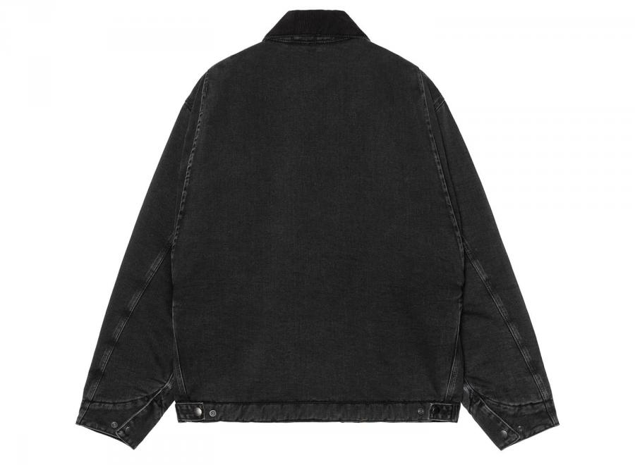 Carhartt WIP OG Detroit Jacket Black / Black Stone Washed I035878.00E.06.03 - Carhartt Wip