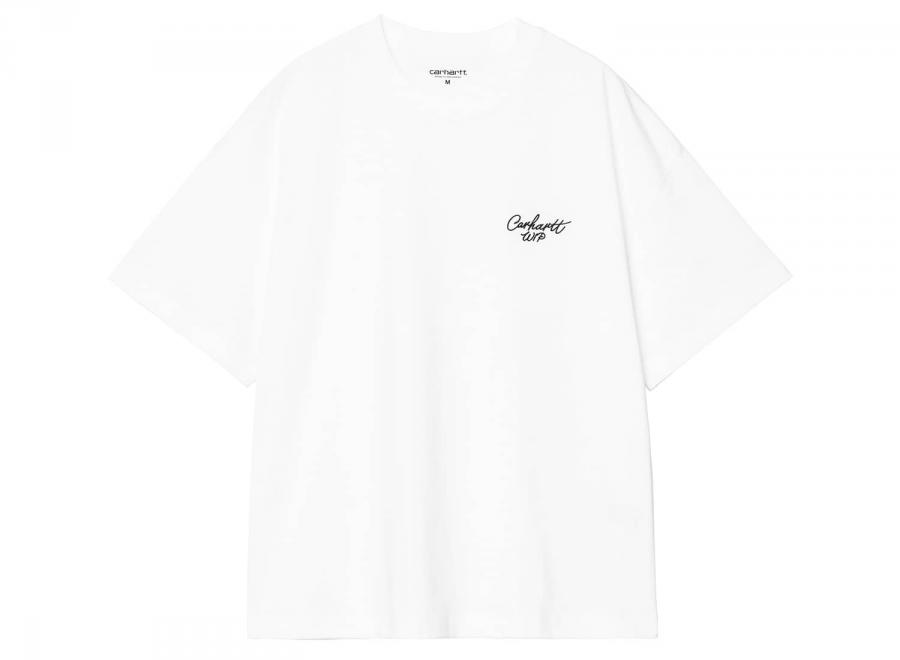 Carhartt WIP Signature Script Tshirt White / Black I033828_00A_XX_03 - Carhartt Wip
