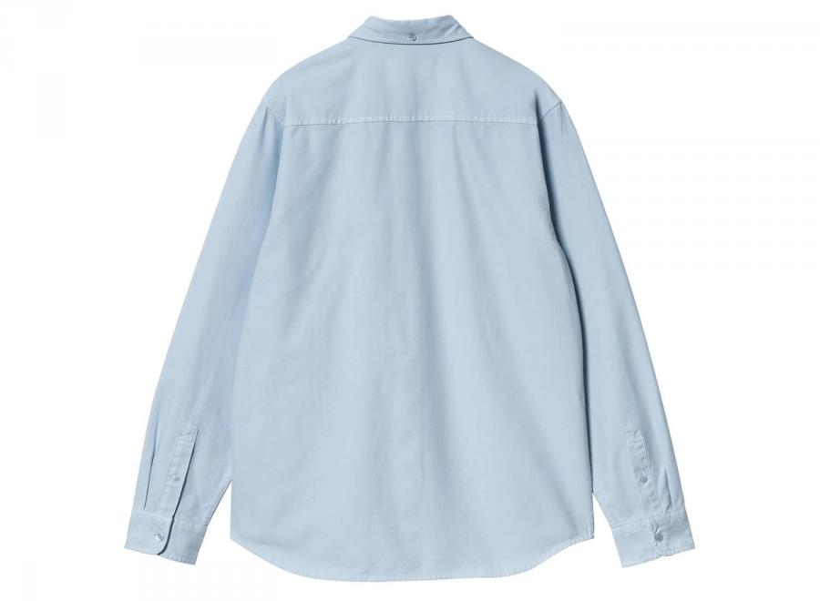 Carhartt Bolton Shirt Air Sky Garment Dyed I030238 - Carhartt Wip