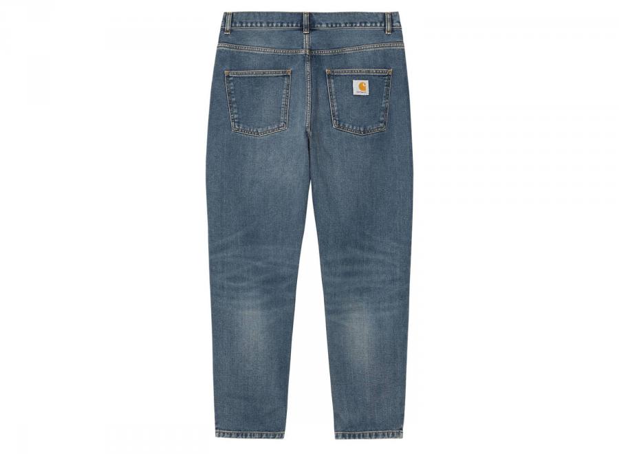 Carhartt Newel Pant Blue Dark Used Wash I029208 - Carhartt Wip