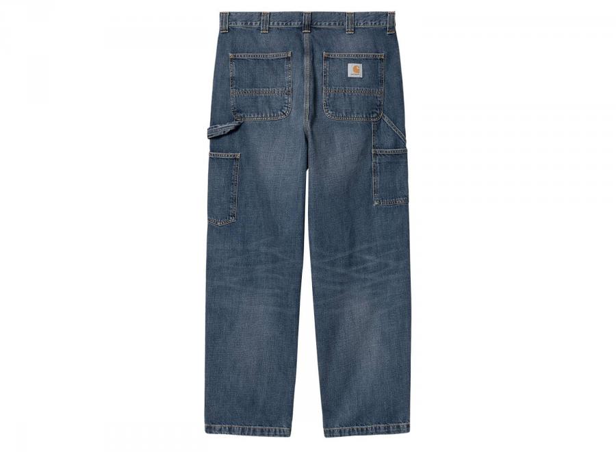 Carhartt OG Single Knee Pant Blue Dark Used Wash I034871 - Carhartt Wip