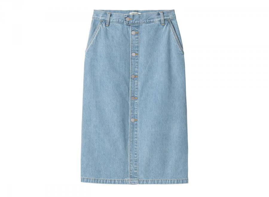 Carhartt Women Colby Skirt Blue Stone Bleached I033334 - Carhartt Wip