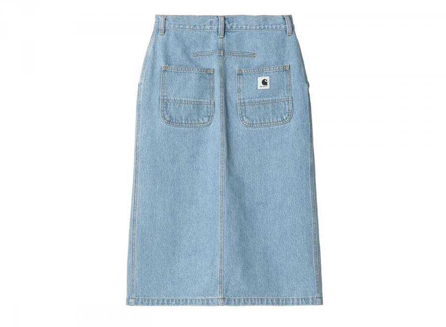 Carhartt Women Colby Skirt Blue Stone Bleached I033334 - Carhartt Wip