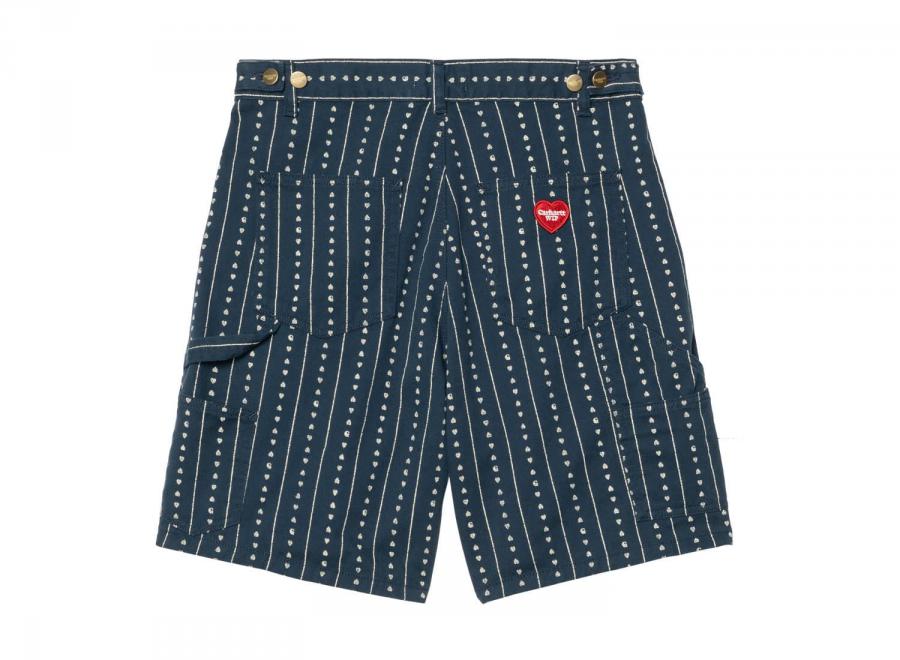 Carhartt Women Drewe Short Heart C Pinstripe Ink / Natural I034834 - Carhartt Wip