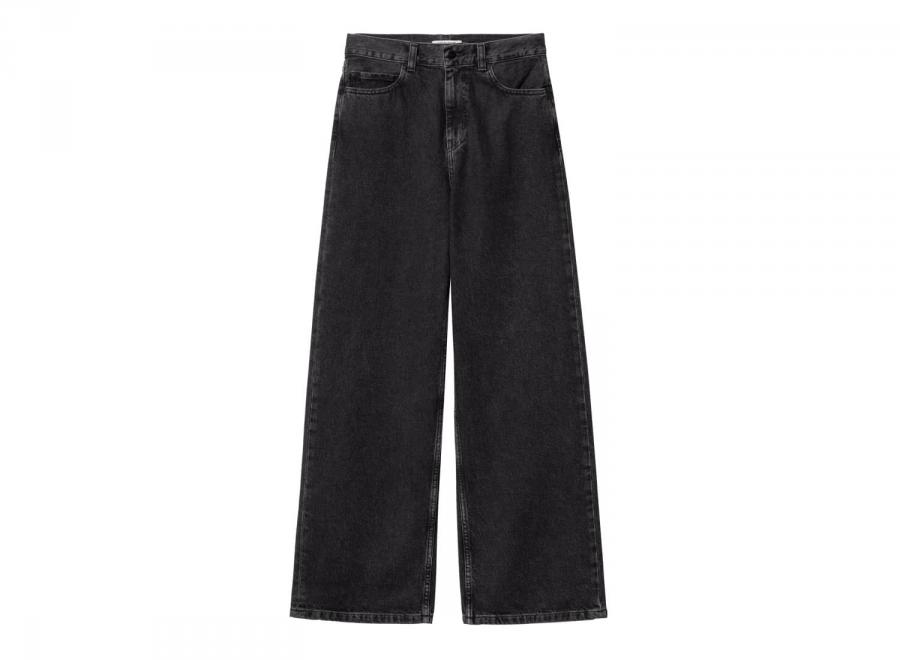 Carhartt Women Jane Pant Black Heavy Stone Wash I030497 - Carhartt Wip