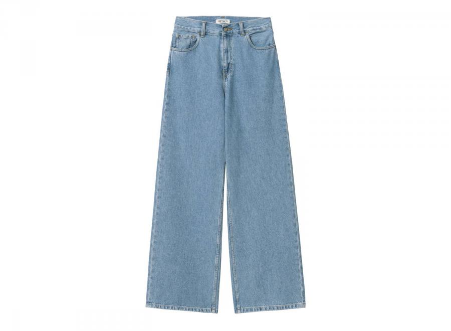 Carhartt Women Jane Pant Blue Heavy Stone Wash I030497 - Carhartt Wip