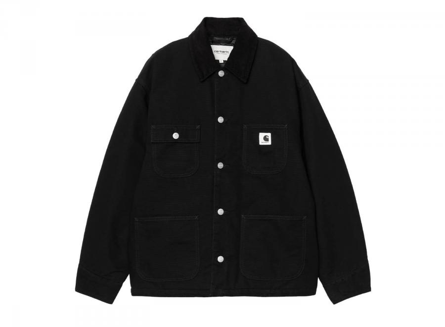 Carhartt Women OG Michigan Coat Black / Black Rinsed I032235 - Carhartt Wip