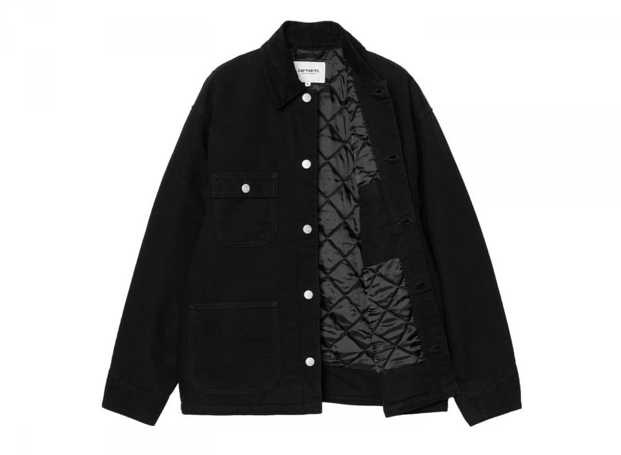 Carhartt Women OG Michigan Coat Black / Black Rinsed I032235 - Carhartt Wip
