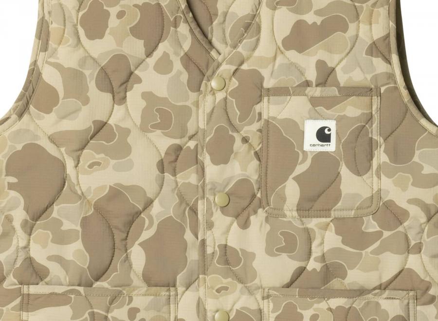 Carhartt Women Skyler Vest Camo Duck Desert I032991 - Carhartt Wip