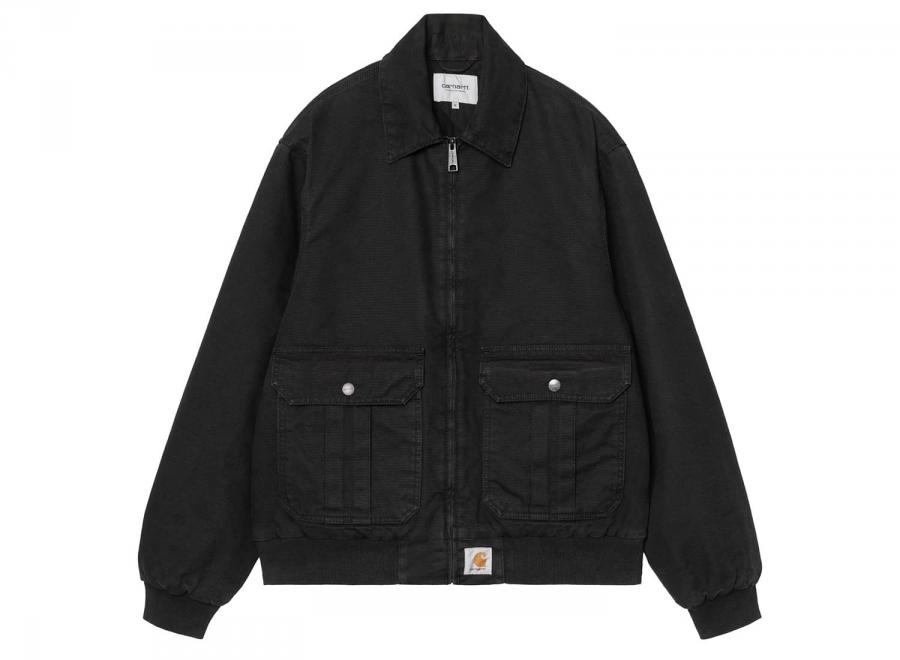 Carhartt WIP Stanton Jacket Black Stone Washed I035617_89_06 - Carhartt Wip
