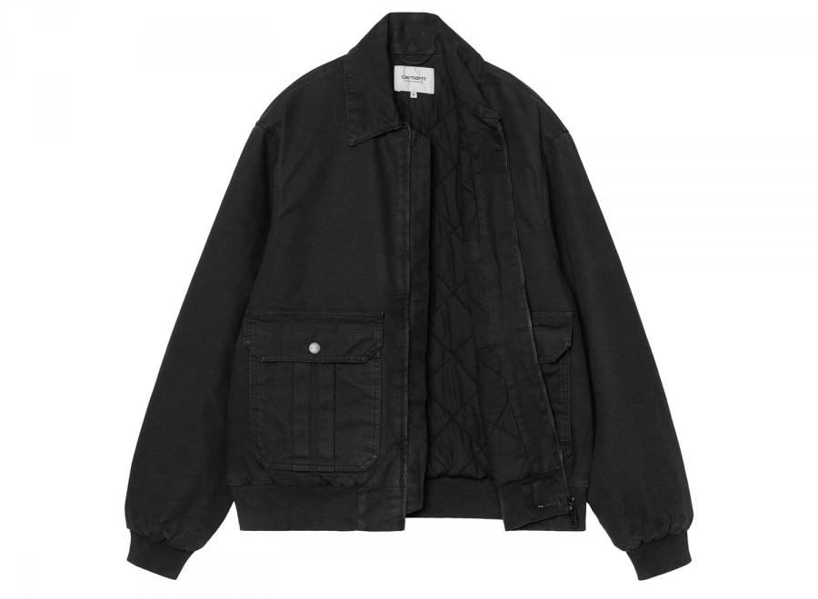 Carhartt WIP Stanton Jacket Black Stone Washed I035617_89_06 - Carhartt Wip