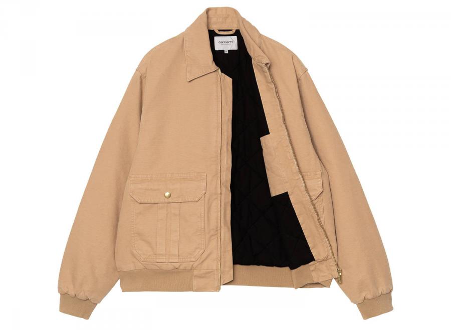 Carhartt WIP Stanton Jacket Dusty Hamilton Brown Stone Washed I035617_07E_06 - Carhartt Wip